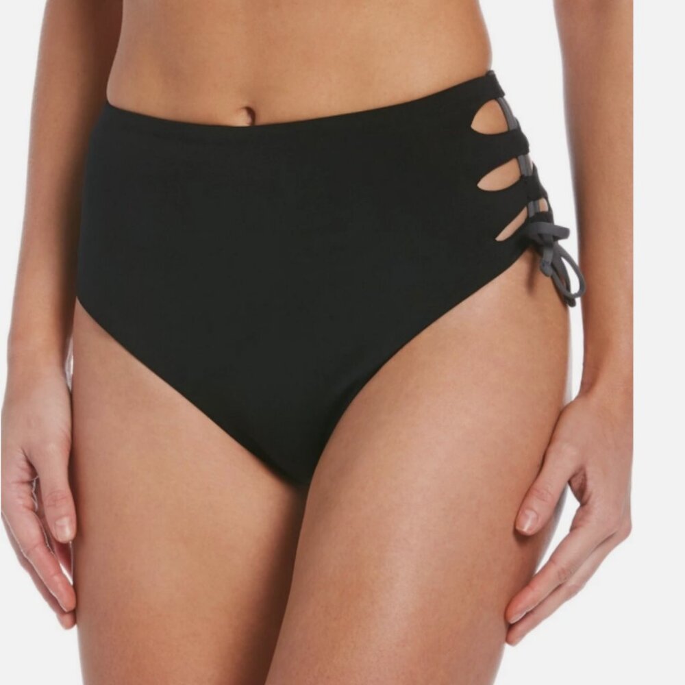 NIKE SWIM: Black bikini bottoms